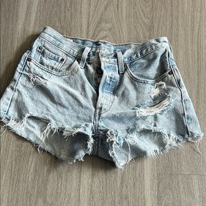 Levi Strauss & co. Light Blue Denim Shorts